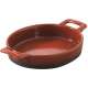 Crme Brle oval, 14.5x13x3 cm, rot