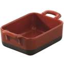 Schale rechteckig, 12x10x5 cm, rot
