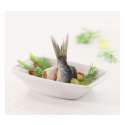 Mini Buffet Form, 9.7x6x2 cm, weiss