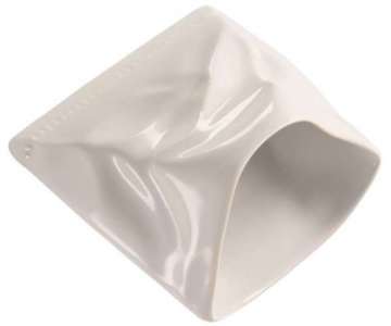 Pommes Frites Box, 12x11x7 cm, weiss