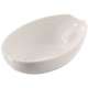 Schale oval, 19x14x6 cm, weiss