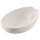 Schale oval, 15x11x5 cm, weiss