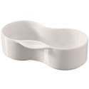 Duo Schale, 13x6.5x3.5 cm, weiss