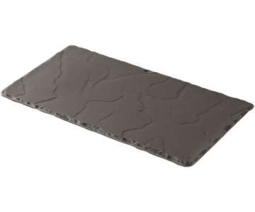 Teller rechteckig, 30x16 cm, Schiefer-Stil