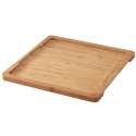 Bambus-Tablett fr Steakteller, 29x29x2 cm