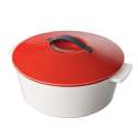 Kasserolle rund, 26 cm, 3.4l, rot, Induktion