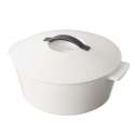 Kasserolle rund, 26 cm, 3.4l, weiss, Induktion GK