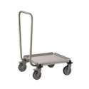 Geschirrkorbwagen, Edelstahl mit Griff 600 x 515 x 850 mm