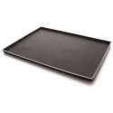 Backmatte Silikon mit Rand schwarz 40x30 cm
