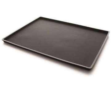 Backmatte Silikon mit Rand schwarz 40x30 cm