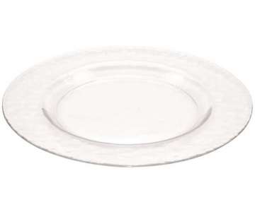 Teller rund klar H:2.3cm D:33cm