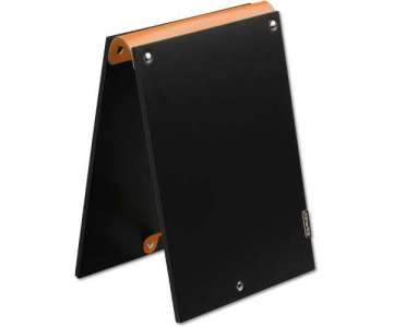 PVC Tafel EASY 15x21cm schwarz/orange