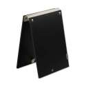 PVC Tafel EASY 15x21cm schwarz/natur