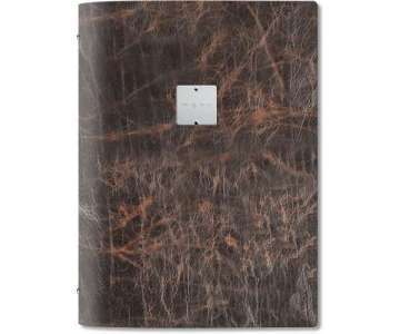 Menkarte A4 braun-vintage Metallschild menu