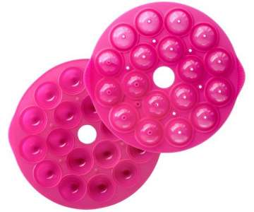 Backform Pop Cakes fr 18 Stk. pink, 25 cm mit 20 Sticks