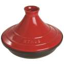 Tajine Guss/Keramik schwarz/kirsche 28cm