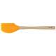 Teigschaber mit Holzgriff - Apricot