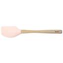 Teigschaber mit Holzgriff - Pastellrosa