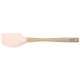 Teigschaber mit Holzgriff - Pastellrosa