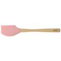 Teigschaber mit Holzgriff - Rosa