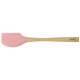 Teigschaber mit Holzgriff - Rosa