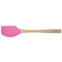 Teigschaber mit Holzgriff - Pink