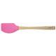 Teigschaber mit Holzgriff - Pink