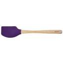 Teigschaber mit Holzgriff - Dunkelviolett