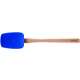 Schaberlffel mit Holzgriff - Blau
