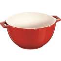 Keramik Servierschssel, Kirschrot 3.2l / 25 cm
