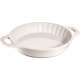 Keramik Auflaufform rund, weiss 1.2l / 24 cm