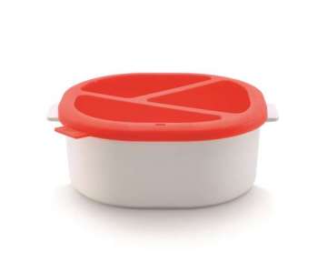 Schokoladenfondue, weiss/rot 16.5x19x7cm, 60 cl