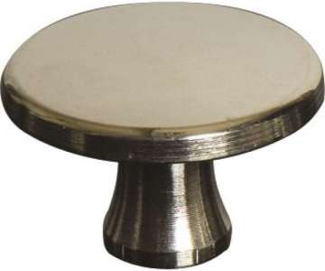 Deckelknopf vernickelt klein