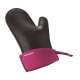 Kchenhandschuh schwarz gross lila 28cm