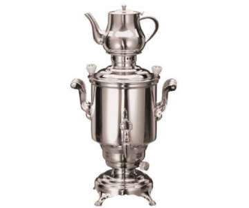 Samovar, 5 lt, h: 58cm, Edelstahl