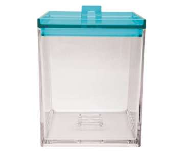 MeeMe Vorratsdose mittel transparent/aqua blau 1,4 lt.