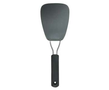Nylon Pfannenwender gross flexibel, schwarz