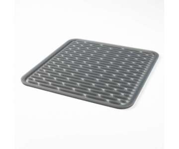 Abtropfmatte grau 29.8x31 cm