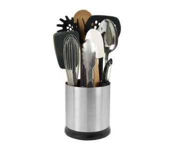 Drehbarer Utensilienhalter aus Edelstahl