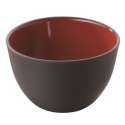 Schssel, 13 cm H: 8.5 cm, rot