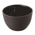 Schssel, 13 cm H: 8.5 cm, schwarz brillant
