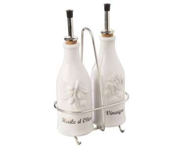 Essig-/lausgiesser-Set m. Metallhalter