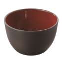 Schssel, 11 cm H: 6.7 cm, rot