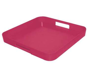 Gallery Tablett quadratisch beere 33x33 cm