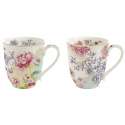 Chinoiserie 2er Set Porzellanbecher 300 ml in GK