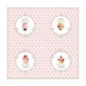 Dots&Cupcakes Servietten 20 Stk. 33x33 cm