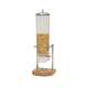 Cerealienspender mit Holzfuss 3 lt,  20x20x55cm