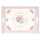 Vintage Bouquet Tablett m. Griffen 52x37 cm