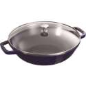 Wok mit Glasdeckel dunkelblau 4.4 lt., 30 cm