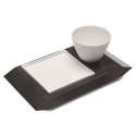 Apro-Platte mit Schale und Platte 10x20cm